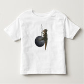 T-Rex Dinosaur Wrecking Ball Kinder Shirts (Voorkant)