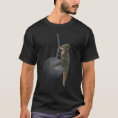 T-Rex Dinosaur Wrecking Ball T-shirt (Voorkant)