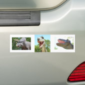 T-Rex Dinosaurs Bumpersticker (Op auto)