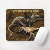 T-Rex Dinosaurs & Wildlife Mousepad Muismat (Met muis)