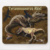 T-Rex Dinosaurs & Wildlife Mousepad Muismat (Voorkant)