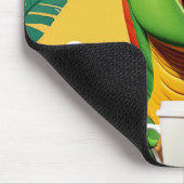 T-rex dinosaurus grappig muismat (Hoek)