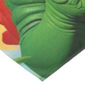 T-rex dinosaurus grappig tafelkleed (Gekanteld)