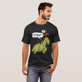 T-Rex dinosaurus haat vlinder T-shirt (Voorkant volledig)