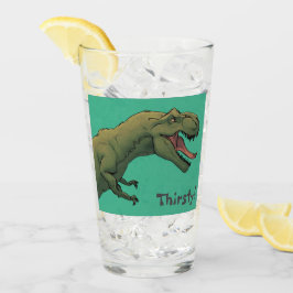 T-Rex dinosaurus heeft dorst! kopje Drink glas