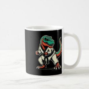 T-rex dinosaurus karate taekwondo vechtsporten  koffiemok