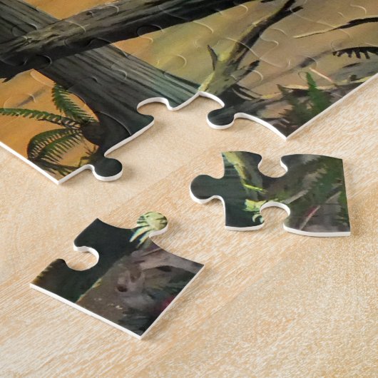 T rex-dinosaurus legpuzzel (Zijkant)