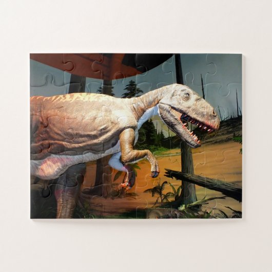 T rex-dinosaurus legpuzzel (Horizontaal)