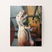 T rex-dinosaurus legpuzzel (Verticaal)