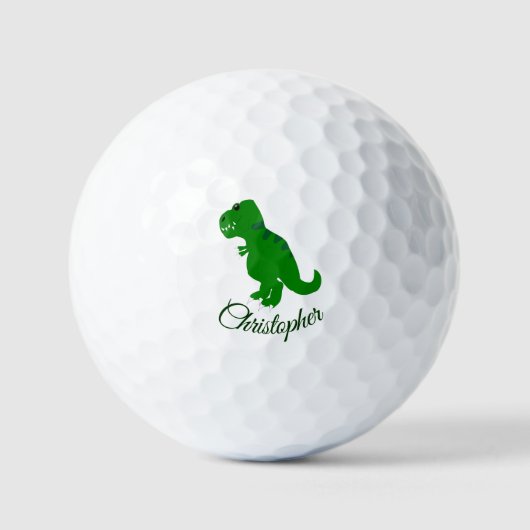 T-Rex dinosaurus ontwerp Golfballen (Voorkant)