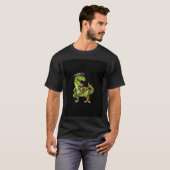 T-Rex dinosaurus piraat T-shirt (Voorkant volledig)