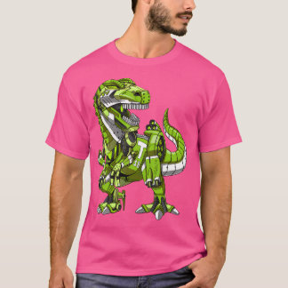 T-Rex Dinosaurus Robot Futuristische Wetenschap Fi T-shirt