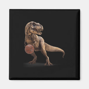 T Rex-dinosaurus speelt skelet grappige dinosaurus Magneet