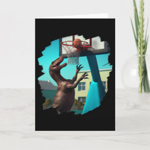 T Rex Dinosaurus Spelen Sketel Leuke Dinosaurus Sk Kaart
