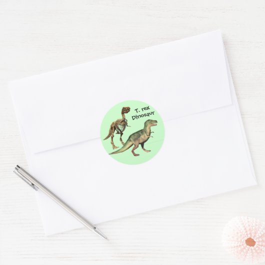 T. rex Dinosaurus stickers (Envelop)