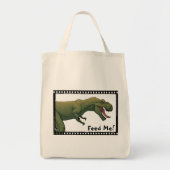 T-Rex dinosaurus Tyrannosaurus voedt me! Tote Bag (Voorkant)