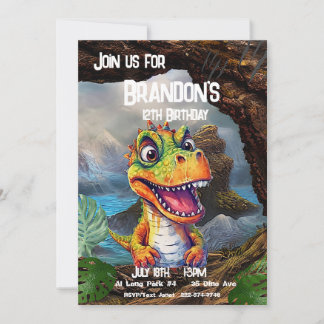 T-Rex, Dinosaurus verjaardag, Kaart