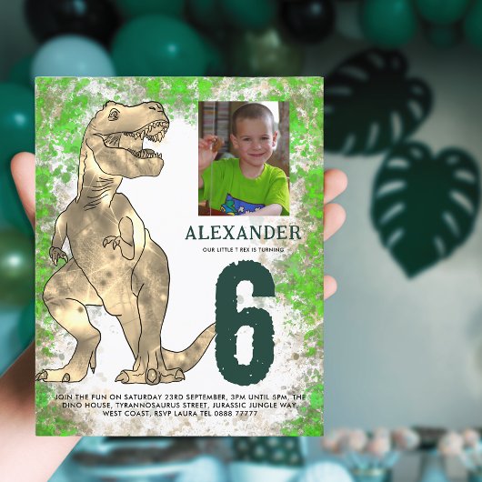T-Rex Dinosaurus Verjaardagsfeest Budget
