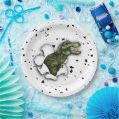 T-Rex Dinosaurus Verjaardagsfeest Papieren Borden Papieren Bordje (Feest)
