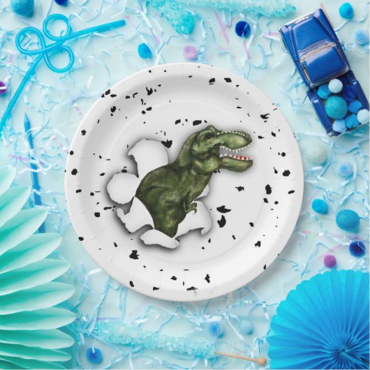 T-Rex Dinosaurus Verjaardagsfeest Papieren Borden Papieren Bordje (Feest)