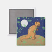 T-Rex Dinosaurusmagneet Magneet (Voorkant / Achterkant)
