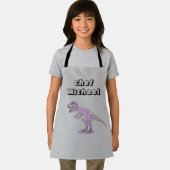 T-rex dinosaurusprint met eigen naam  schort (Insitu)