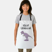 T-rex dinosaurusprint met eigen naam schort (Insitu)