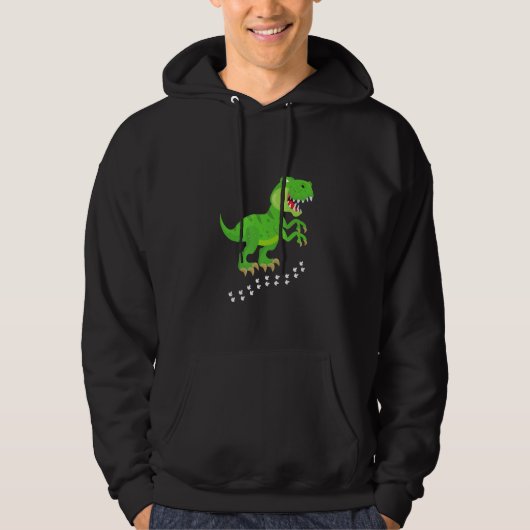 T REX Dinosaurussen Kinderen Plezier Hoodie (Voorkant)