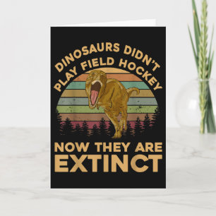 T Rex-dinosaurussen speelden geen veldhockey meer  Kaart