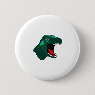 T Rex Dinossaur Ronde Button 5,7 Cm