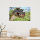 T-Rex Dinosuar Poster (Keuken)