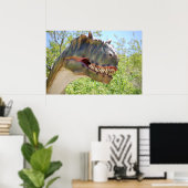 T-Rex Dinosuar Poster (Thuiskantoor)