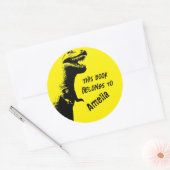 T-Rex Dit boek is van Ronde Sticker (Envelop)