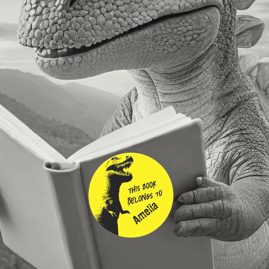 T-Rex Dit boek is van Ronde Sticker