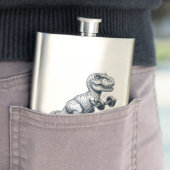 T-Rex doen harde dingen Flacon (Voorbeeld)