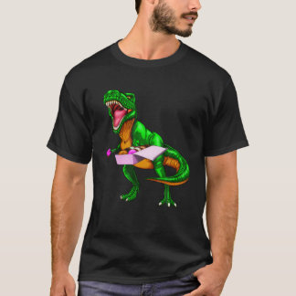 T Rex Donuts Dinosaur Gift Kinder Mannen Vrouwen T-shirt