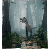 T-Rex Douchegordijn (Voorkant)