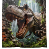 T-Rex douchegordijn (Voorkant)