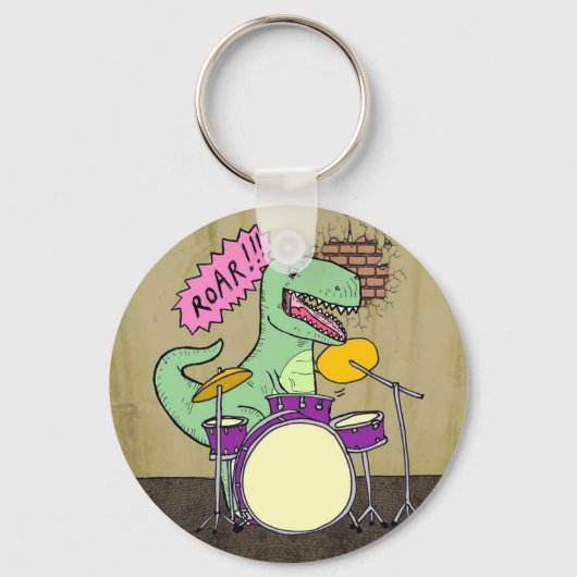 T Rex Drums Sleutelhanger (Voorkant)