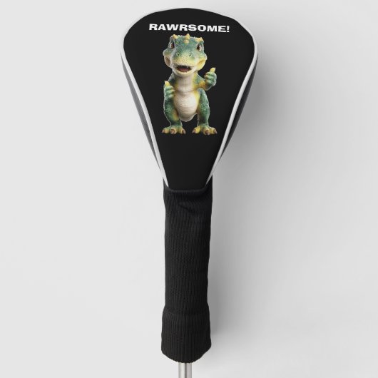 T Rex Duim Omhoog Golfheadcover (Voorkant)