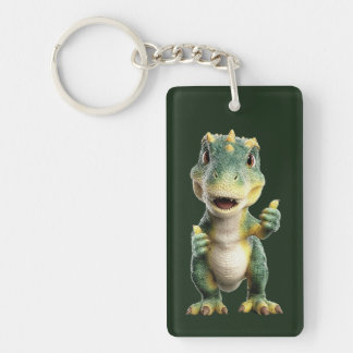 T Rex Duim Omhoog Sleutelhanger