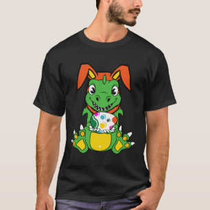 T Rex Easter Bunny Dinosaur Basket Stuffer Funny T-shirt