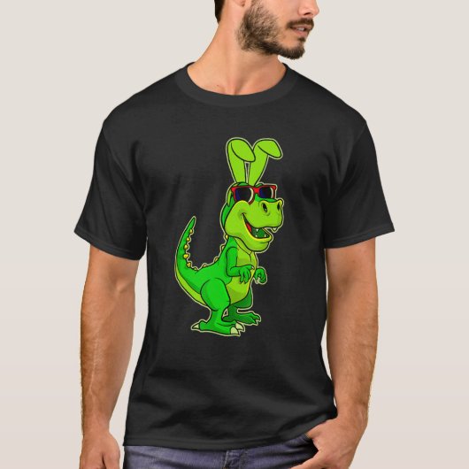 T Rex Easter Bunny Dinosaur Boys Basket Stuffers K T-shirt (Voorkant)