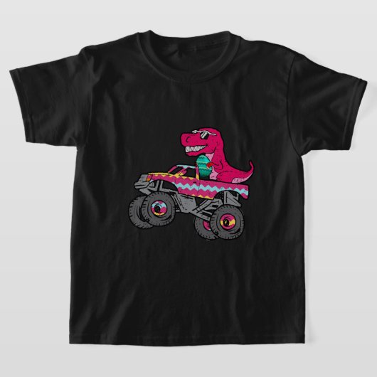 T Rex Easter Bunny Funny Dinosaur Boys Basket Stuf T-shirt (Laagn)