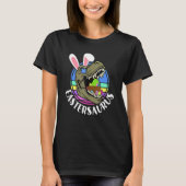 T Rex Easter Bunny Funny Dinosaur Easter Saurus Bo T-shirt (Voorkant)