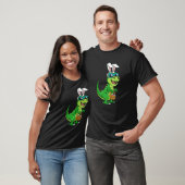 T Rex Easter Bunny With Eggs Basket Funny Dinosaur T-shirt (Unisex)