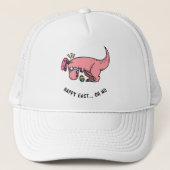 T-Rex Easter Struggle Trucker Hat Pet (Voorkant)