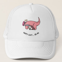 T-Rex Easter Struggle Trucker Hat Pet