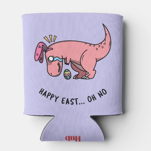 T-Rex Easter Struggle Water Cooler (Achterkant)