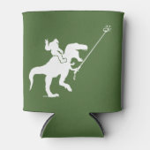 T-rex en bigfoot selfie blikjeskoeler (Voorkant)